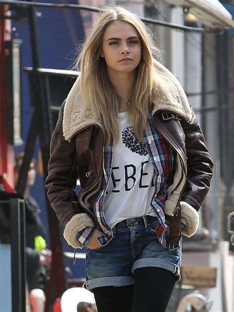 burberry leather jacket cara delevingne|Outerwear Aviator Jackets 2024 .